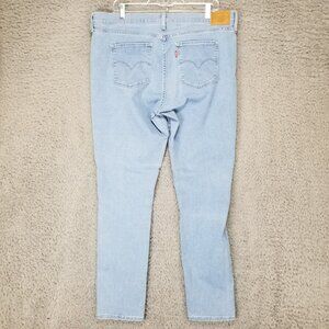 Levis Jeans Womens 34 Blue Premium Big E Stretch Mid Rise 311 Shaping Skinny